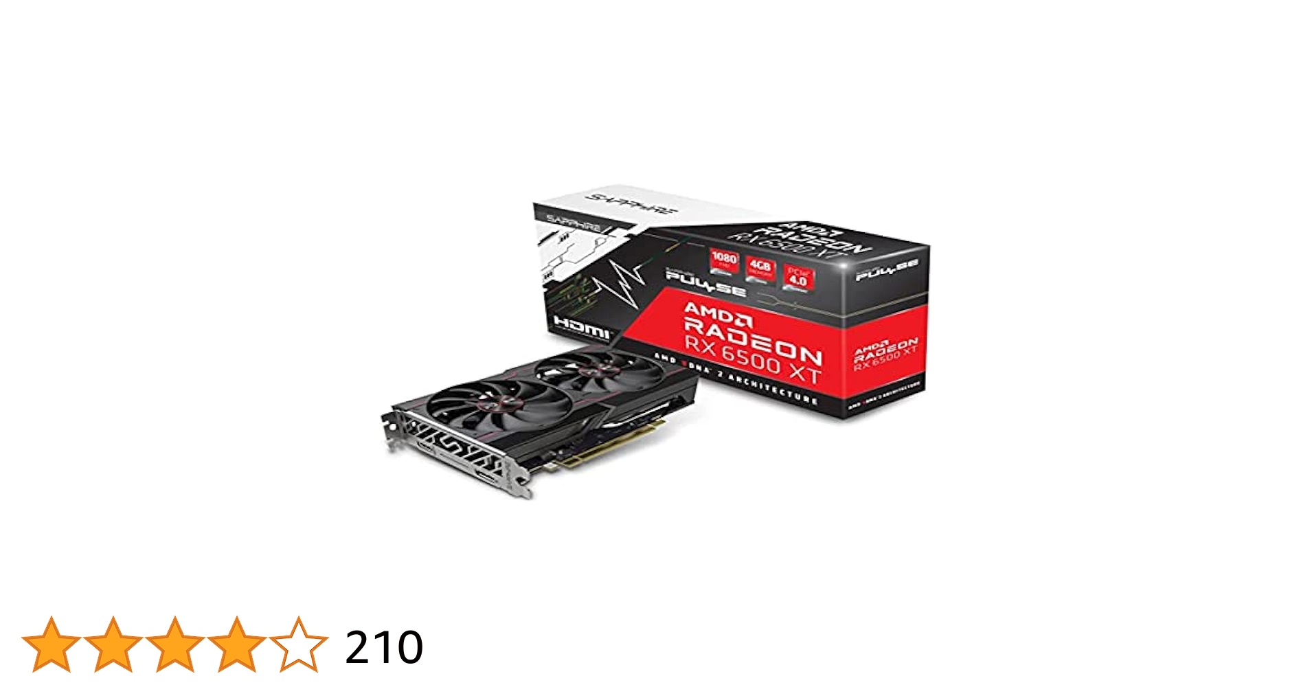 Amazon | Sapphire Pulse AMD Radeon RX 6500 XT ゲーミング